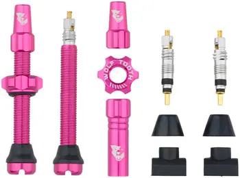 Wolf Tooth Tubeless Valve Stem Kit - 44 Mm, Pink 1