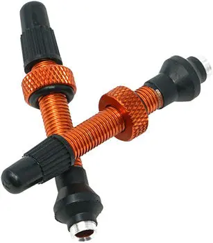 Industry Nine Tubeless Valves - 40Mm, Orange, Pair 1