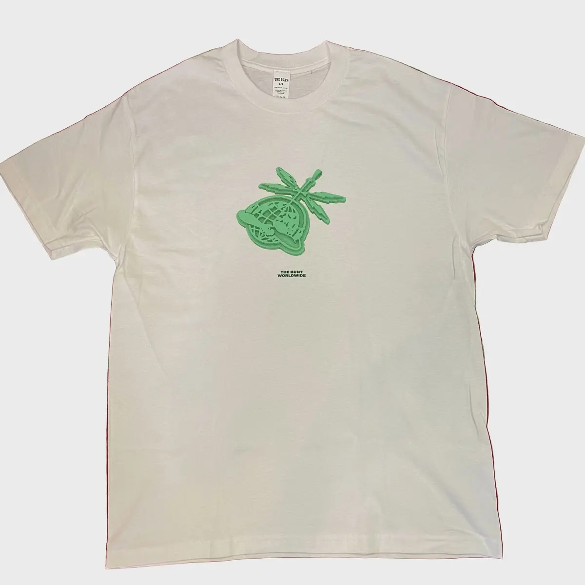 The Bunt 3D T-Shirt - White/Green 1