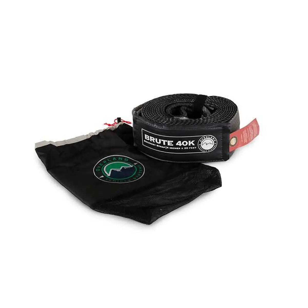 Overland Vehicle Systems 4" Tow Strap With Triple Reinforced Loops - Recon Recovery 3