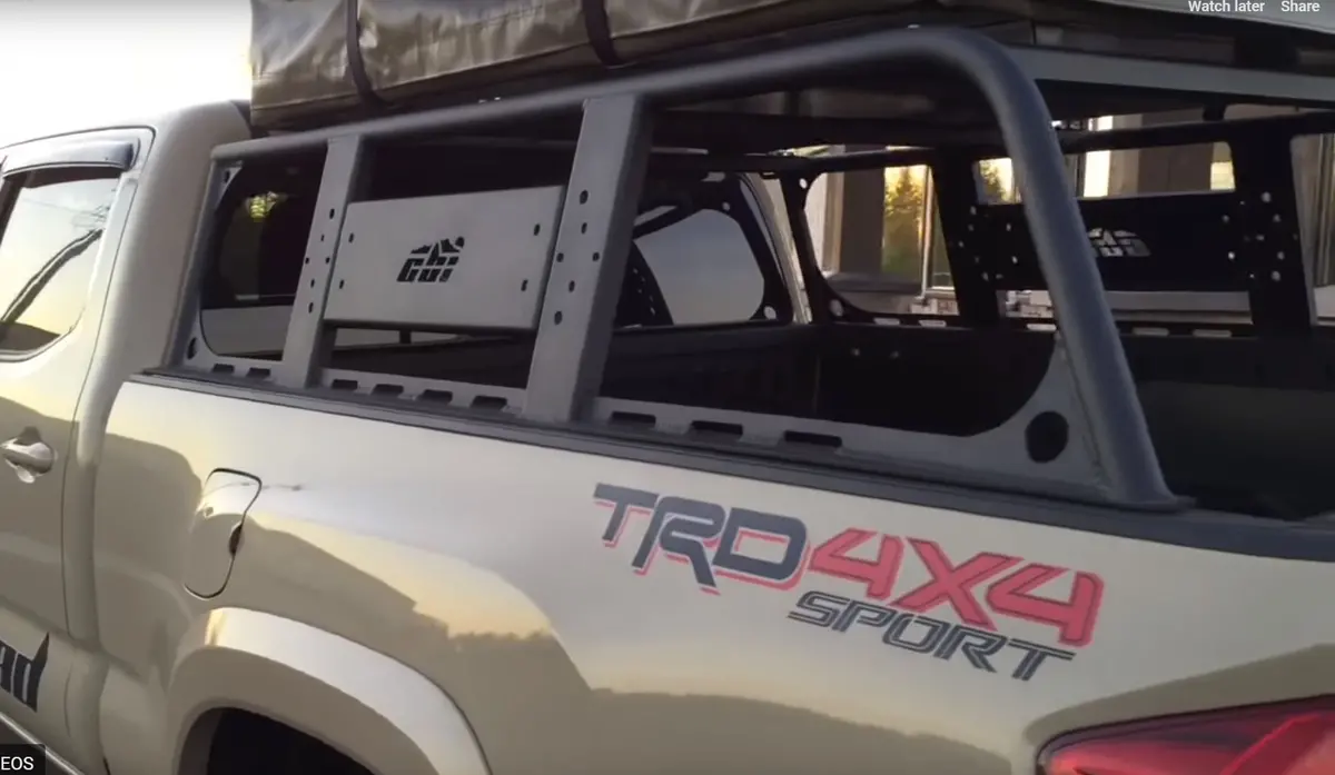 Cbi Prinsu Offroad Overland Bed Rack For 2005-2024 Toyota Tacoma 1