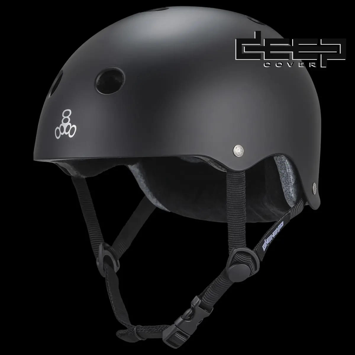 Riple 8 Deep Cover Helmet - Black Matte 1