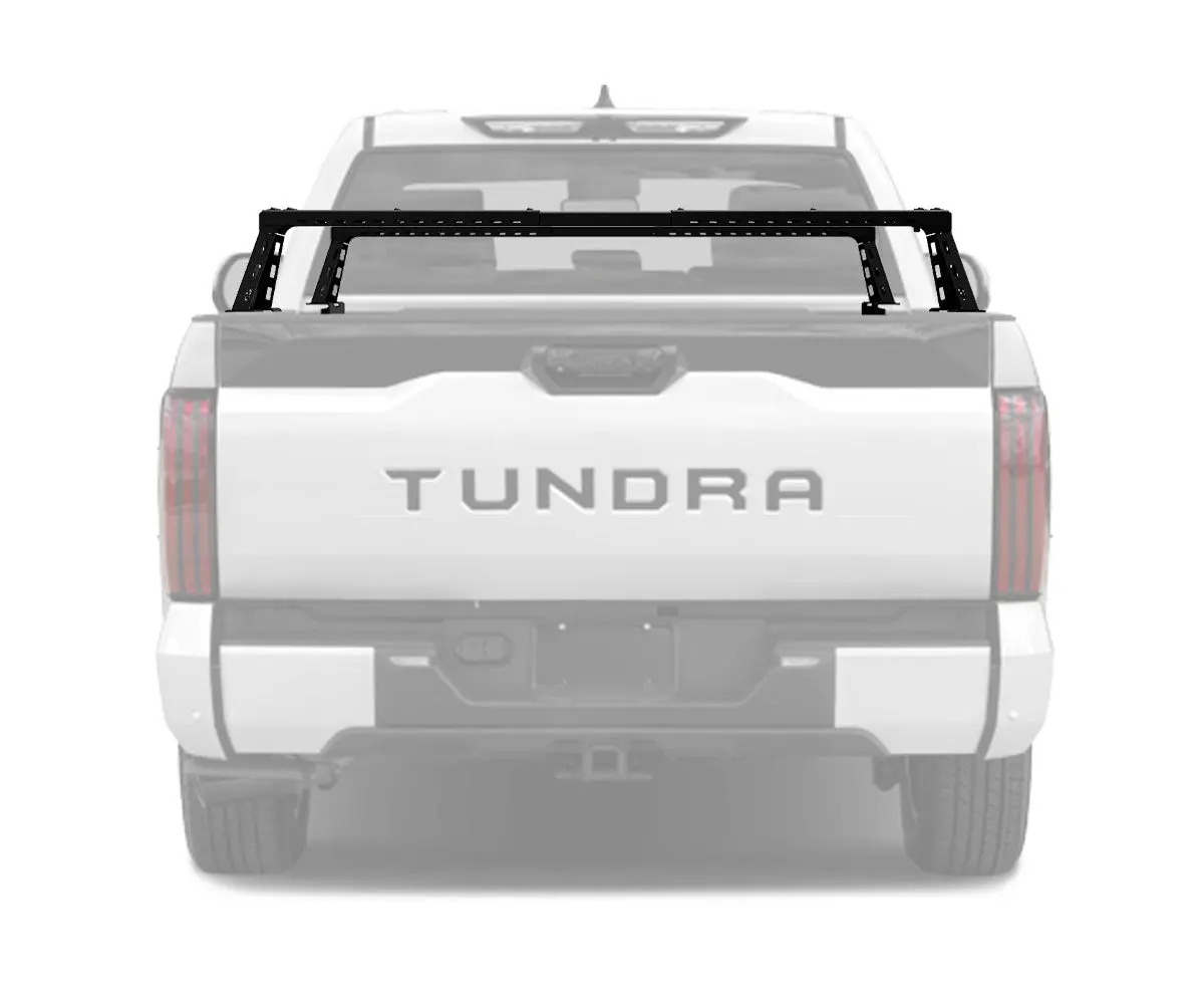Prinsu Overland Bed Cross Bars For 2007-2020 Toyota Tundra (No Drill) 1