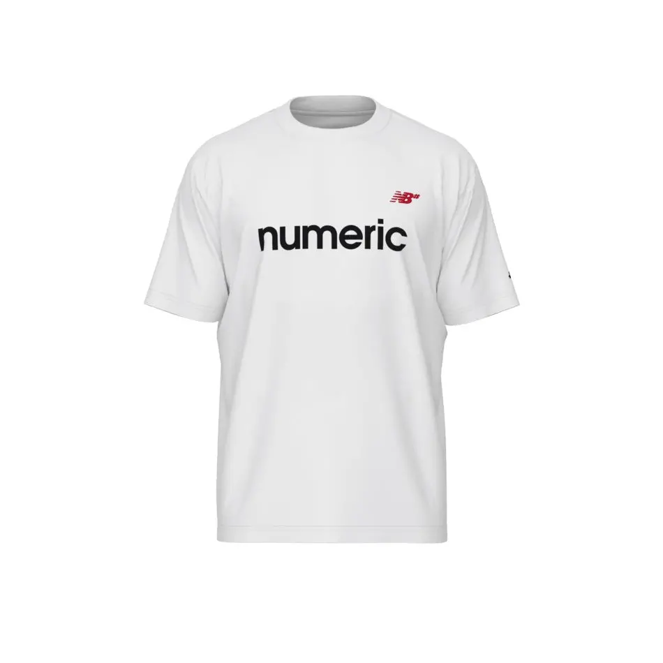Nb Numeric Linear Logo T-Shirt - Wt (White) 1