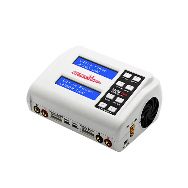 Ultra Power Up200 Duo 200W Dual Port Multi-Chemistry Ac/Dc Charger 1