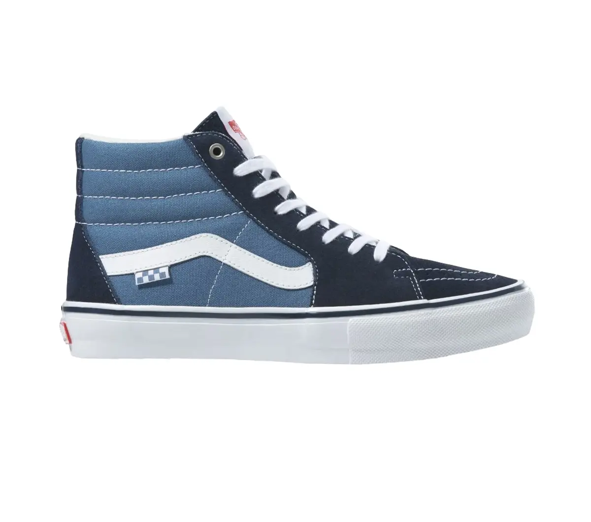 Vans Skate Sk8-Hi Shoe - Navy/White 1