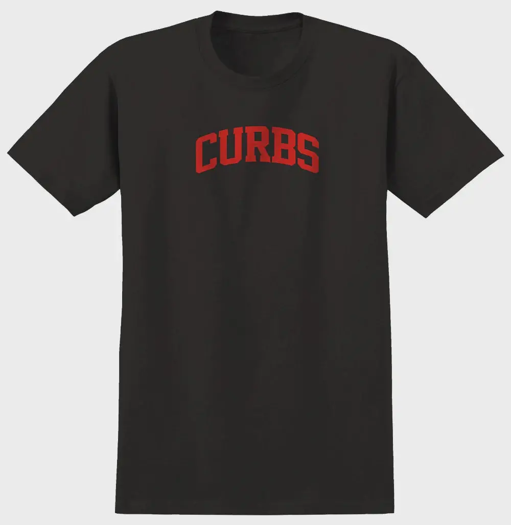 Real Curbs T-Shirt - Black/Red 1