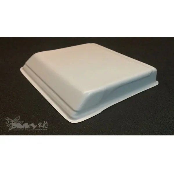 Dinky Rc Twin Hammer Roof V1 "Flattie" White 1