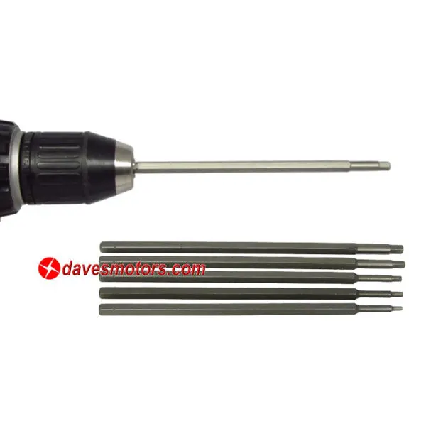 Ddm Allen (Hex) Hardened Steel Drivers - Set Of 5 (2,2.5,3,4,5Mm) 1