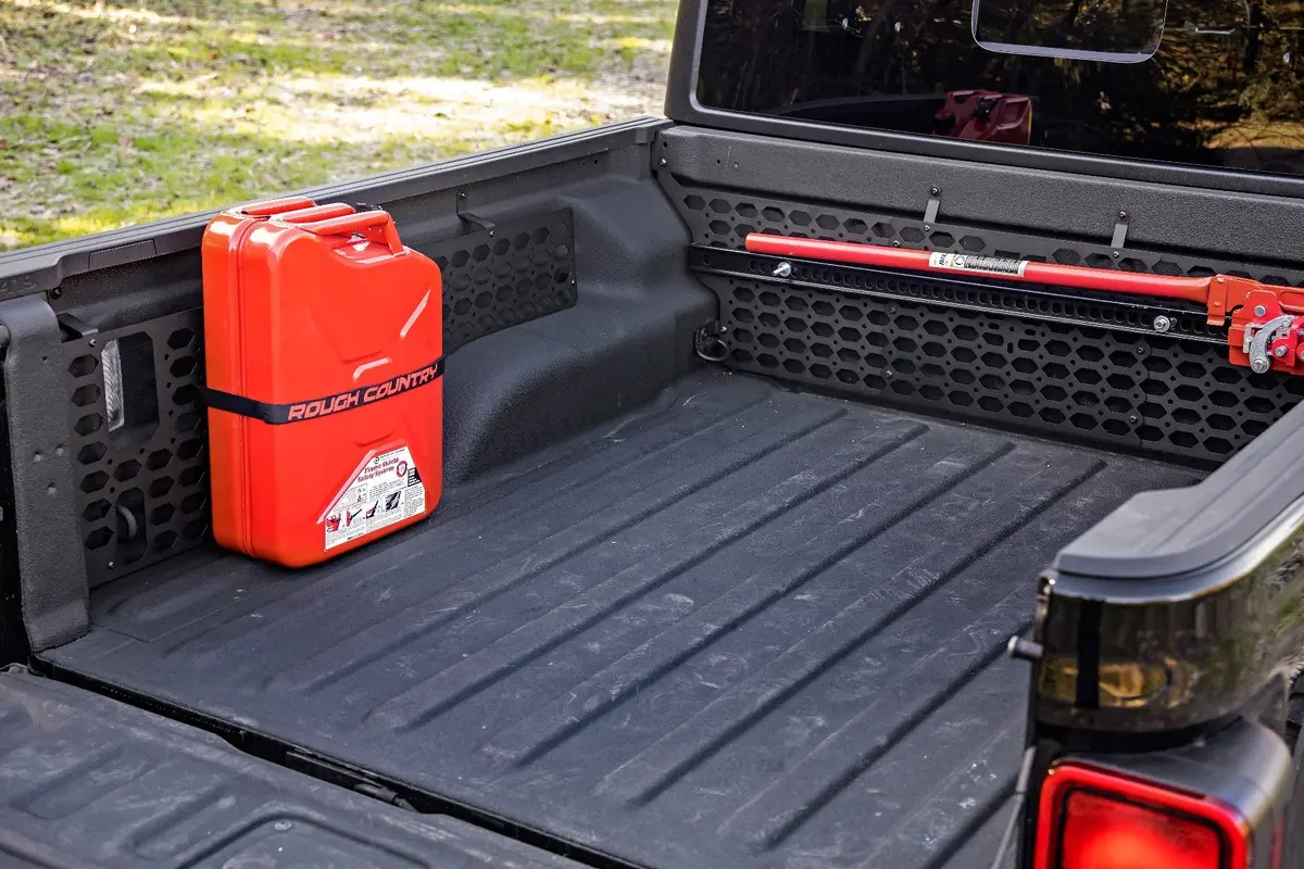 Rough Country Molle Storage Bed Mounting Panels For 2020-2025 Jeep Gladiator Jt 1