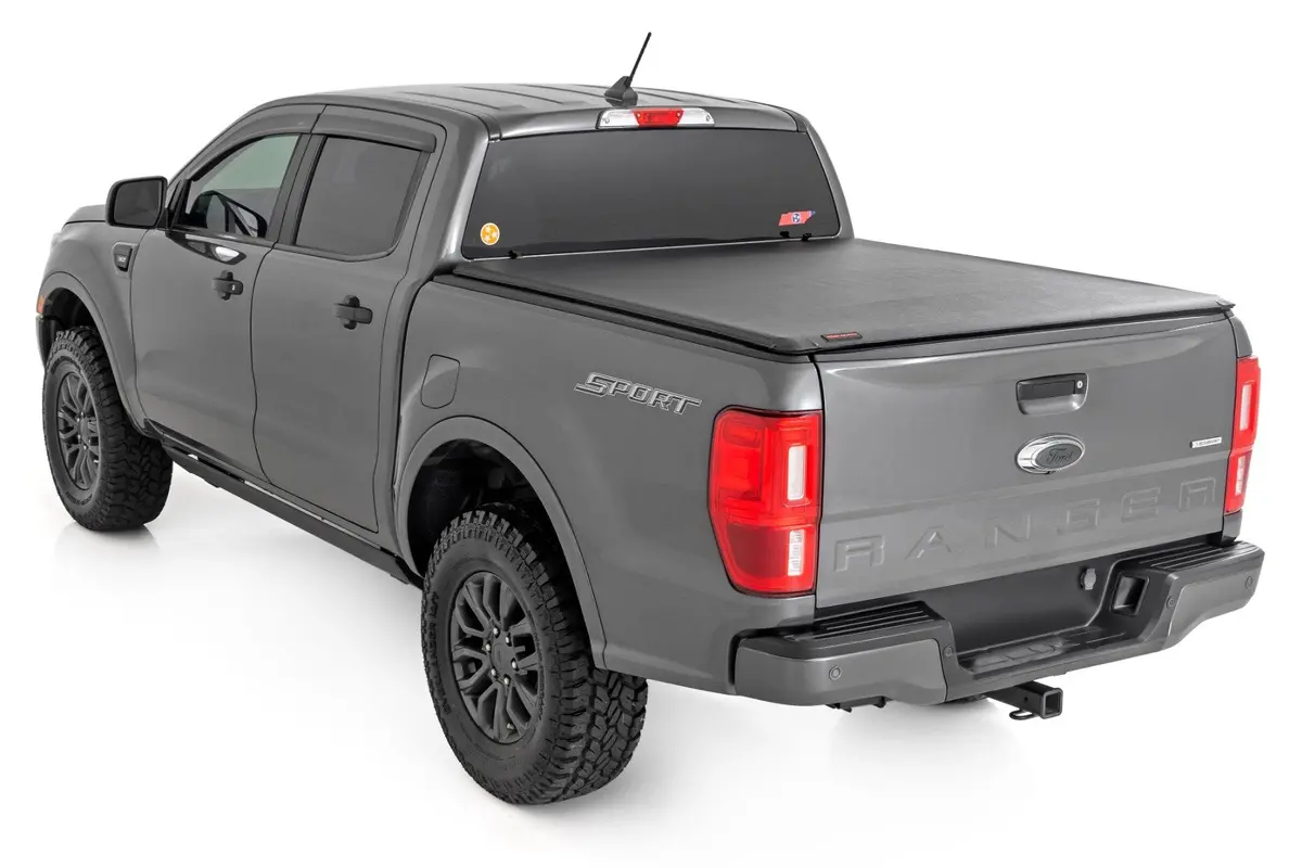 Rough Country Soft Roll Up Tonneau Cover For 2019-2023 Ford Ranger (5' Bed) - Recon Recovery 1