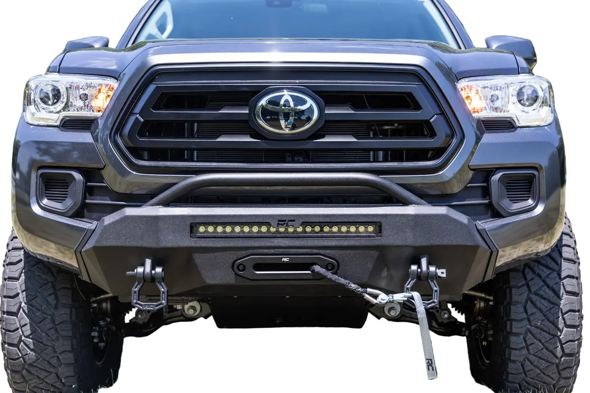 Rough Country Hybrid Front Bumper For 2016-2023 Toyota Tacoma 2Wd / 4Wd 2