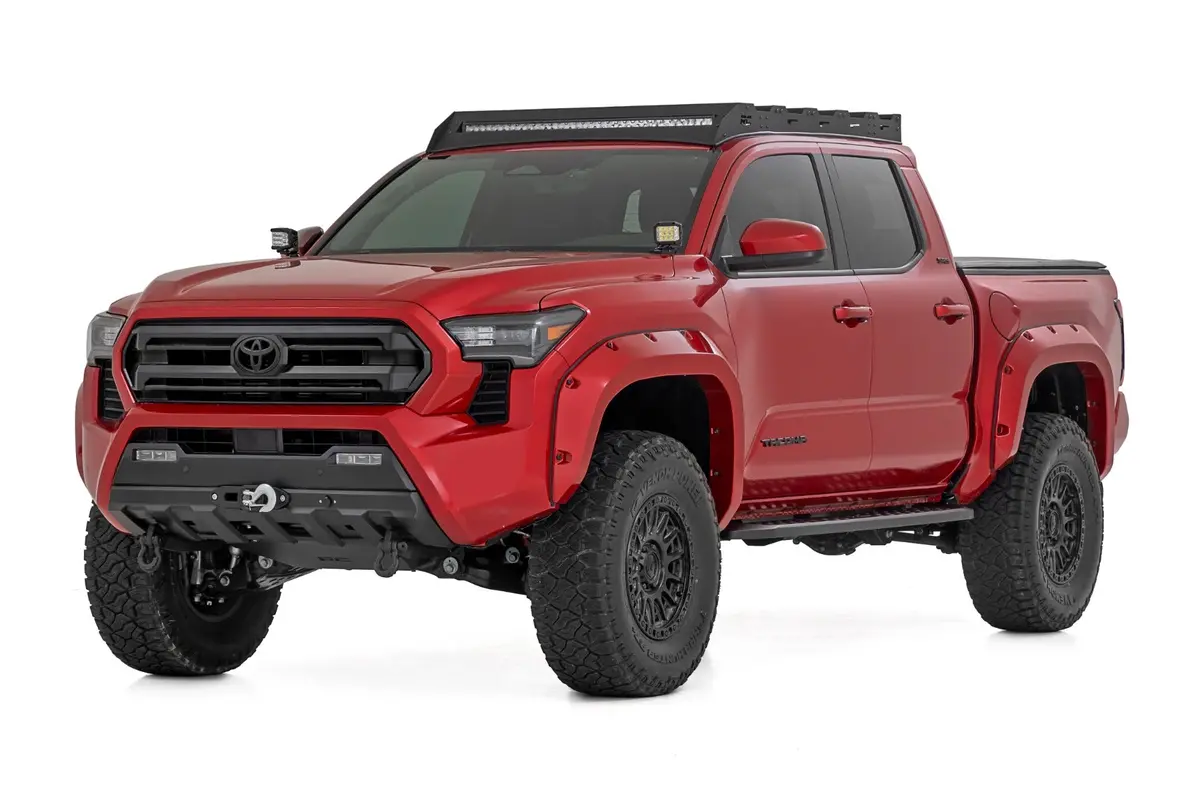 Rough Country Bolt On Running Boards For 2024-2025 Toyota Tacoma Double Cab - Recon Recovery 1