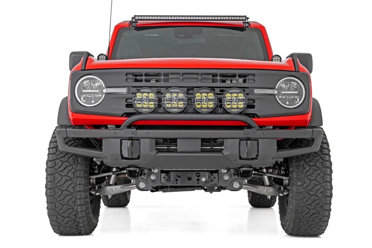 Rough Country Light Bar Mount For Oe Front Bumper For 2021-2024 Ford Bronco - Recon Recovery 3