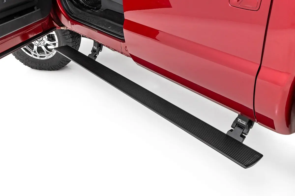 Rough Country Power Running Boards For Ford F-250 & F-350 | Retractable E-Boards With Led Lights 1