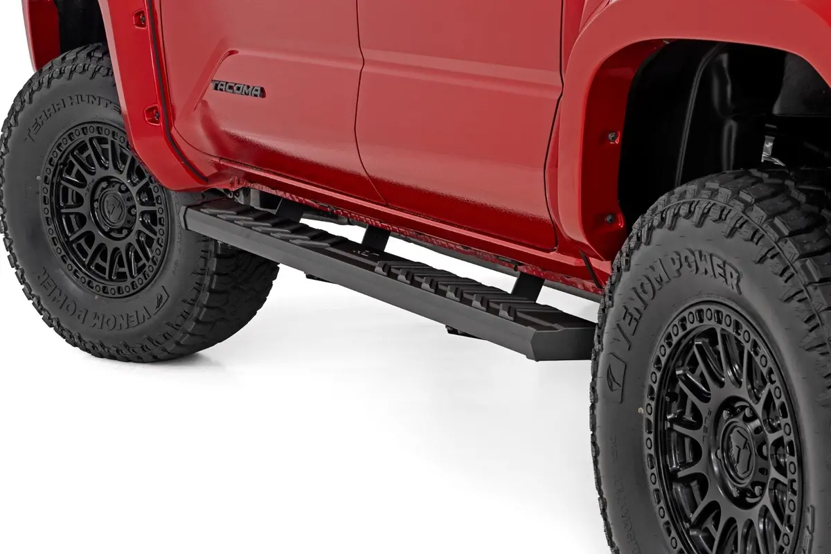 Rough Country Bolt On Ba2 Running Boards For 2024 Toyota Tacoma Double Cab - Recon Recovery 1