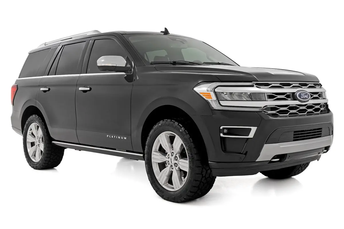 Rough Country Leveling Kit 2" Aluminum Spacer For 2018-2024 Ford Expedition 1