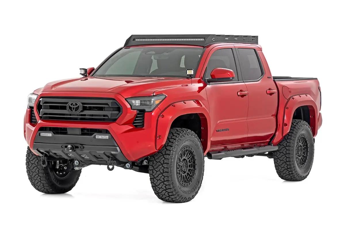 Rough Country Oval Nerf Steps For 2024-2025 Toyota Tacoma Double Cab- Recon Recovery 1