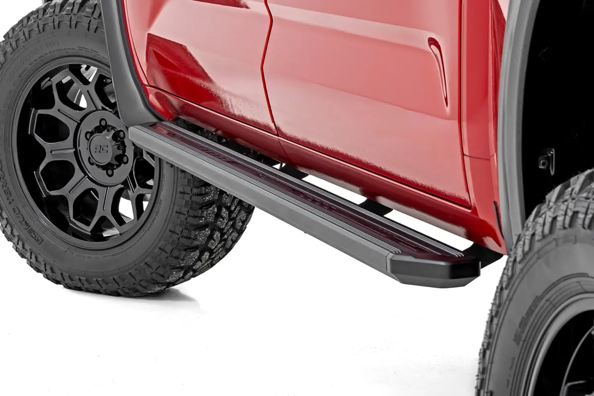 Rough Country Multi Color Led Running Board Steps For 2022-2026 Toyota Tundra 1
