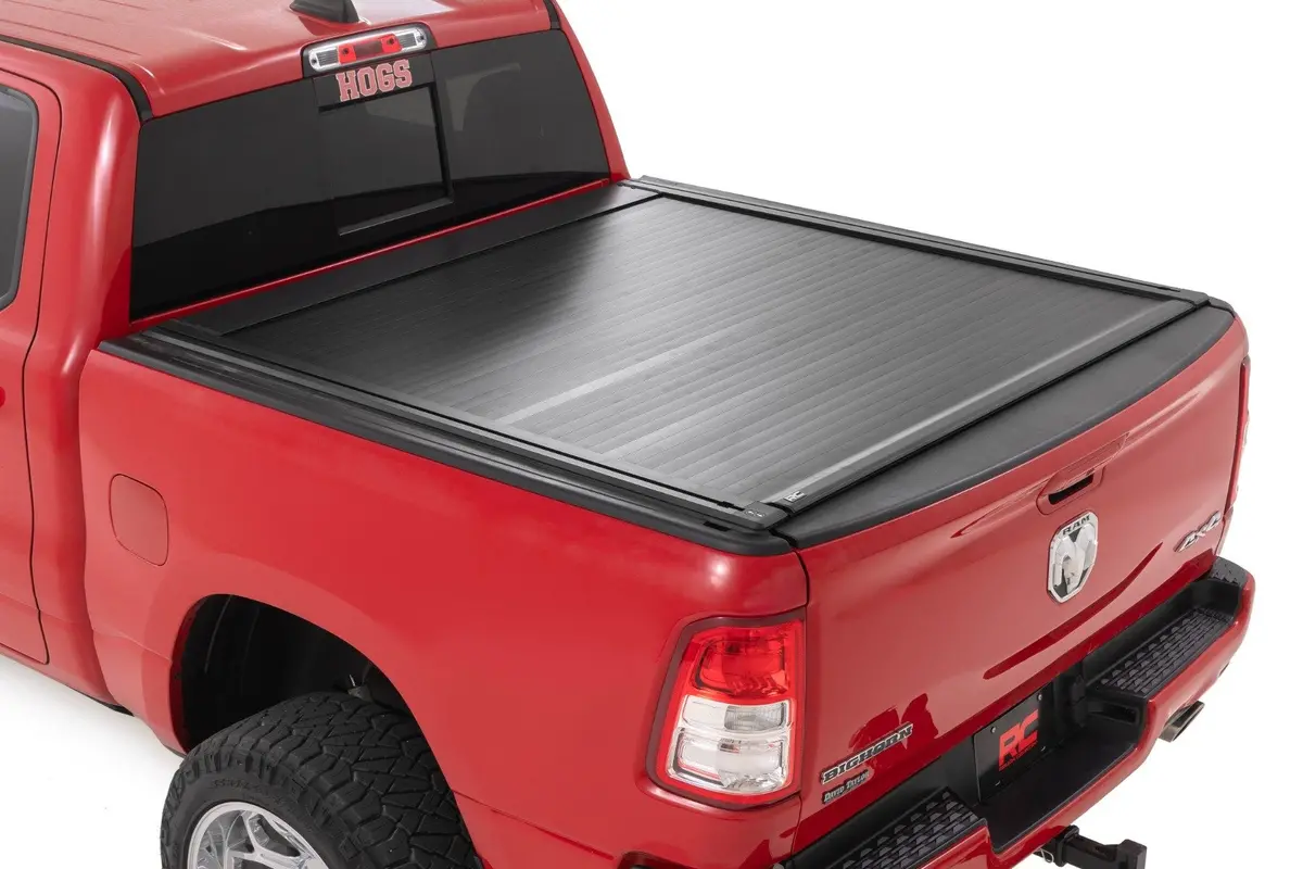 Rough Country Powered Electric Retractable Tonneau Cover For 2021-2026 Ram Trx - 5' 7" Bed 1