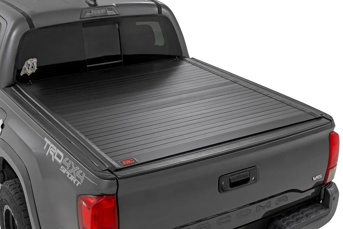 Rc Hard Roll Up Aluminum Tonneau Cover For 2016-2023 Toyota Tacoma 5' Bed - Recon Recovery 1