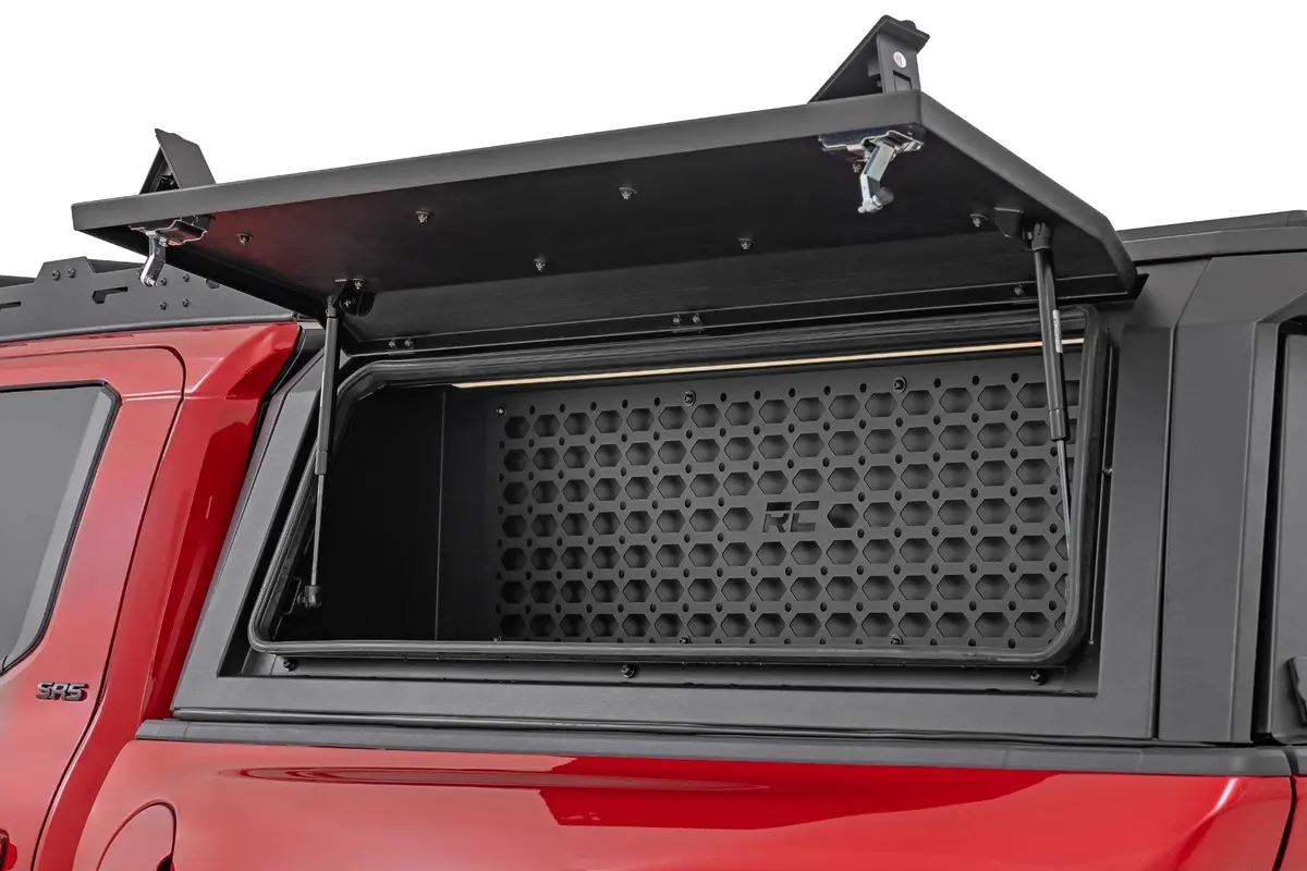 Rough Country Bed Cap Molle Panel Storage Bin + Led Lighting | 2016–2026 Toyota Tacoma 1