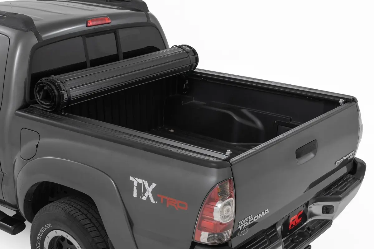 Rc Low Profile Roll-Up Tonneau Cover For 2005-2015 Toyota Tacoma 5Ft Bed 1