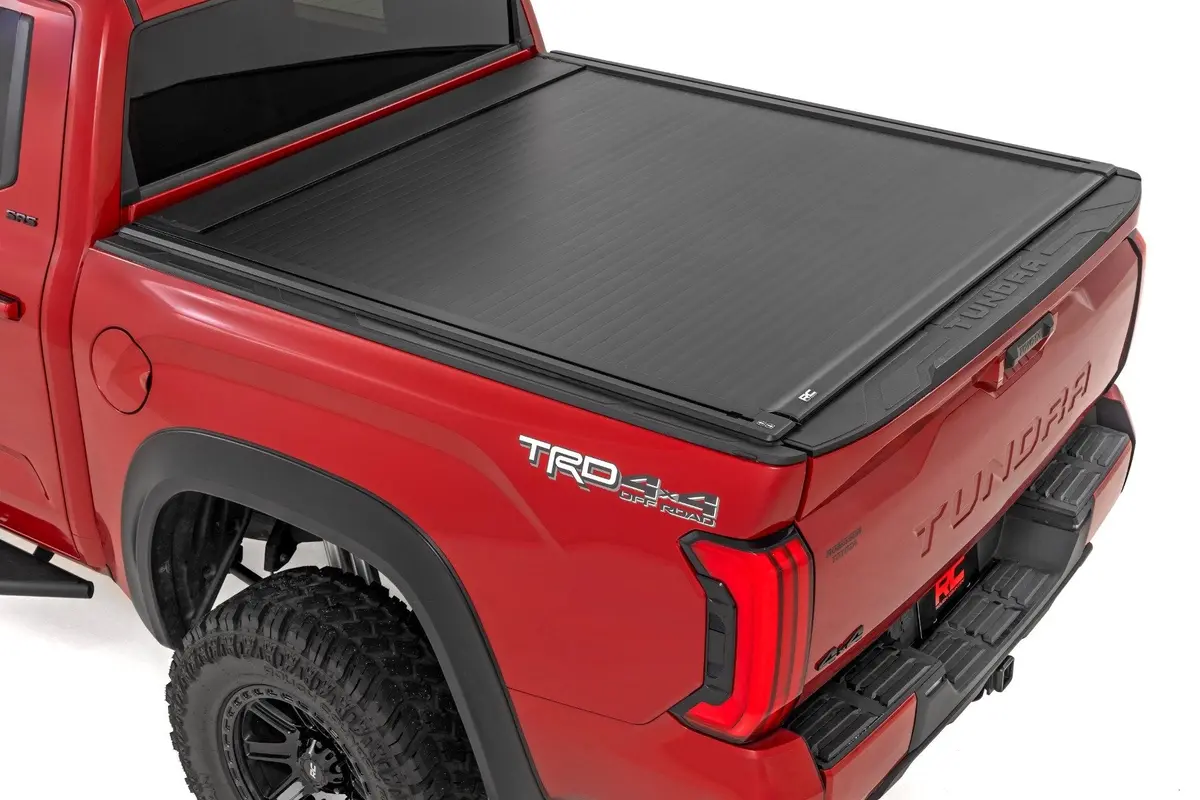 Rc Powered Electric Retractable T-Slot Tonneau Cover For 2022-2026 Toyota Tundra Short Bed 1
