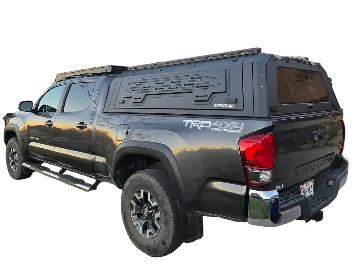 Openroad Aluminum Light Weight Modular Truck Cap For 2016-2023 Toyota Tacoma 6Ft Bed 1