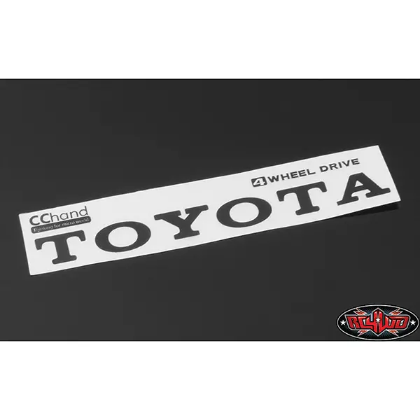 Rc4wd Metal Vintage Rear Emblem For Tf2 Mojave Body (Black) 1