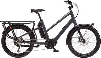 Benno Boost E Class 3 Etility Ebike - Bosch Performance Line Sport, 400Wh, Step-Through, Anthracite Gray, One Size 1