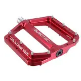Burgtec Penthouse Mk5 Pedals, Crmo - Red 1