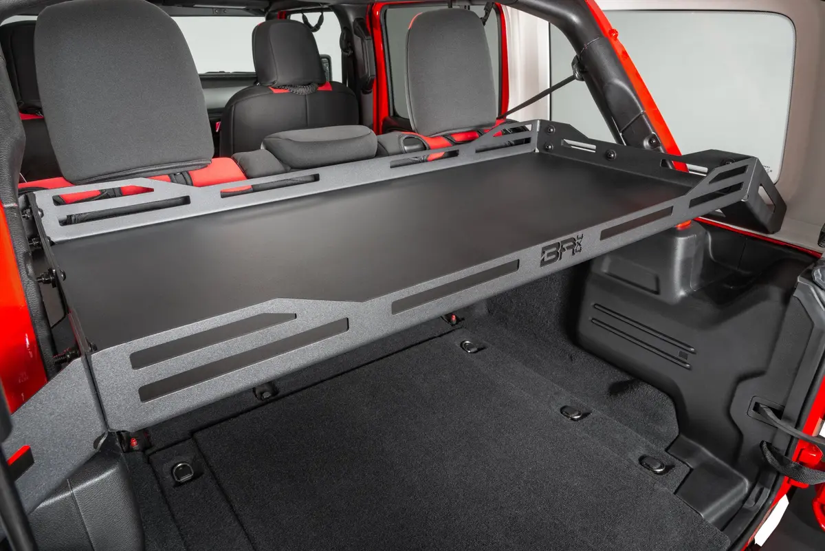 Body Armor 4X4 Interior Cargo Rack For 2007-2025 Wrangler Jk & Jl (4 Door Only) 1