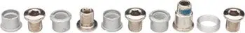 Campagnolo Chainring Bolt Kit For 2010 Veloce, Silver 1