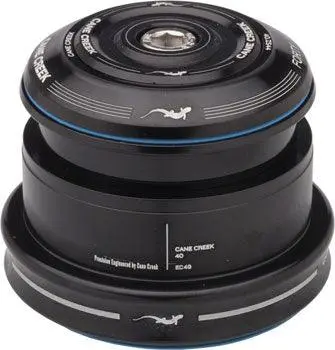 Cane Creek 40 Zs44/28.6 / Ec49/40 Tapered Headset, Tapered Steerer Black 1