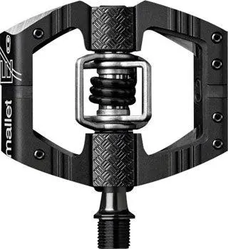 Crank Brothers Mallet Enduro Pedals - Dual Sided Clipless With Platform, Aluminum, 9/16", Black 1