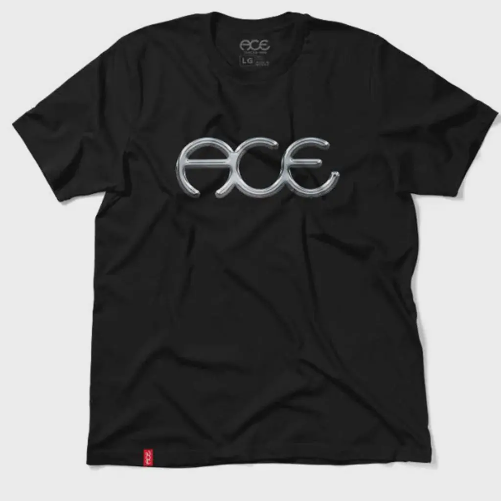 Ace Chrome Rings T-Shirt - Black 1