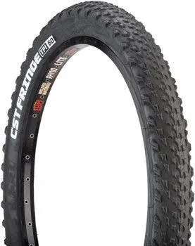 Cst Fringe Tire - 20 X 2.8, Clincher, Wire, Black 1