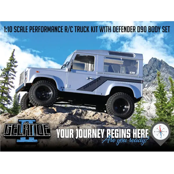Rc4wd Gelande Ii Truck Kit W/Defender D90 Body Set 1