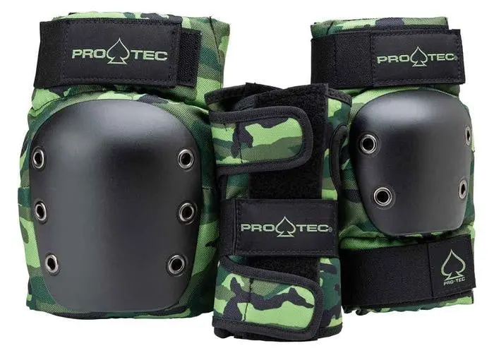 Pro-Tec Junior 3-Pack Pad Set - Camo 1