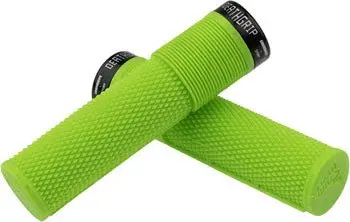 Dmr Deathgrip Flangeless Grips - Thick, Lock-On, Sick Green 1