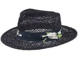 Brixton Aloha Straw Hat - Black/Black 1