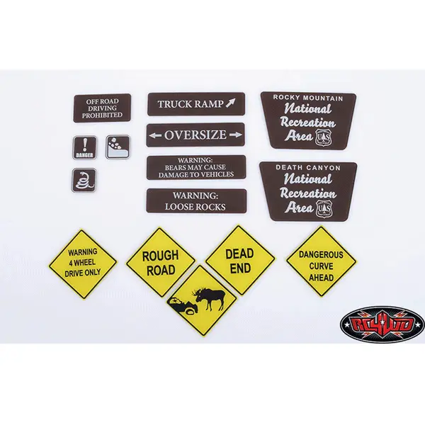 Rc4wd Tough Terrain Scale Signs 1