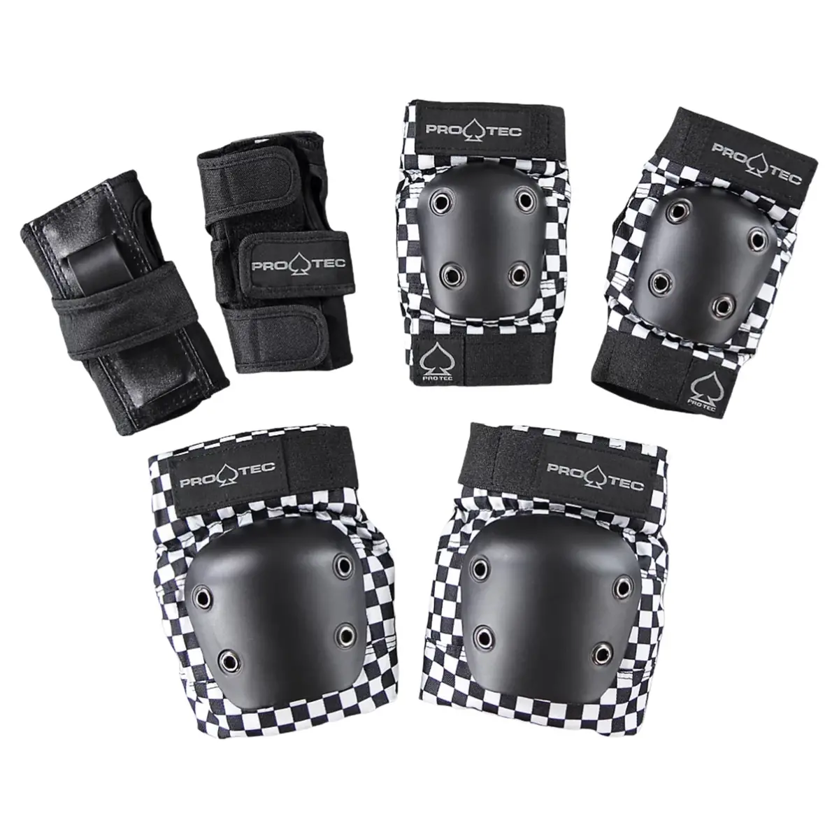 Pro-Tec Junior 3-Pack Pad Set - Checkerboard 1