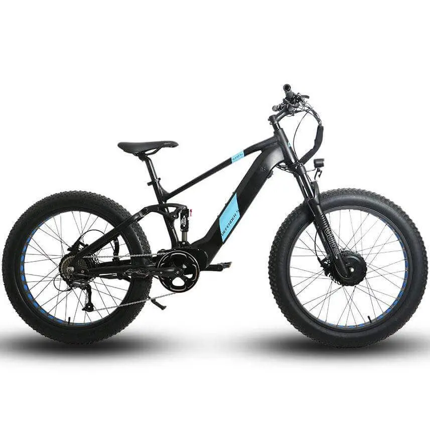 Eunorau Defender S All-Wheel Drive Mid-Motor Mountain E-Bike