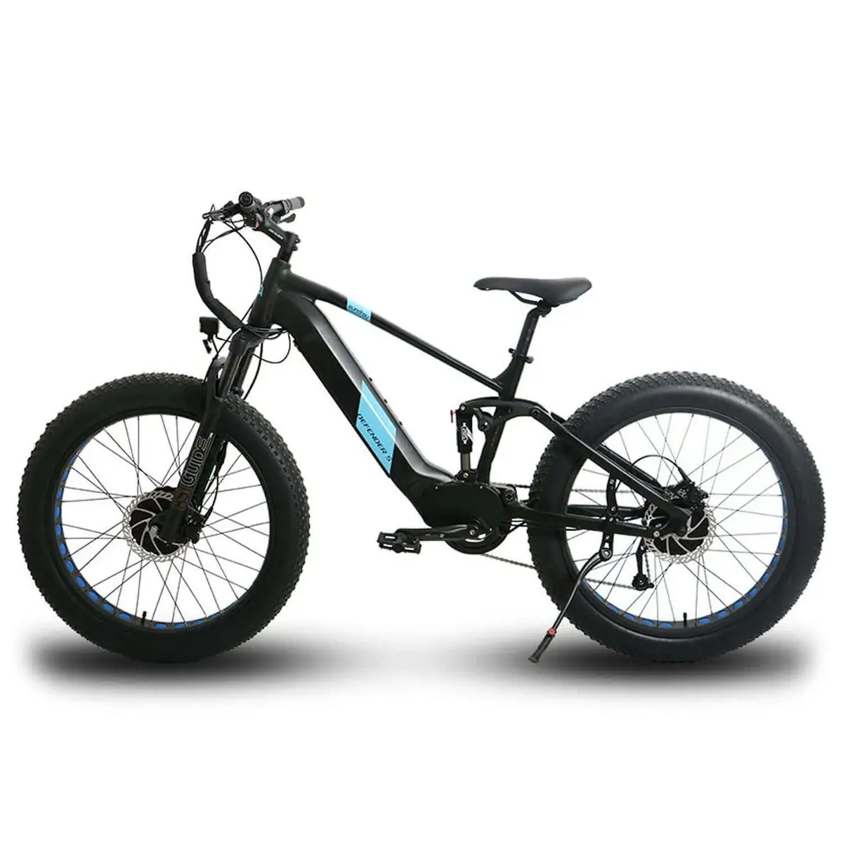 Eunorau Defender S All-Wheel Drive Mid-Motor Mountain E-Bike - Image 2