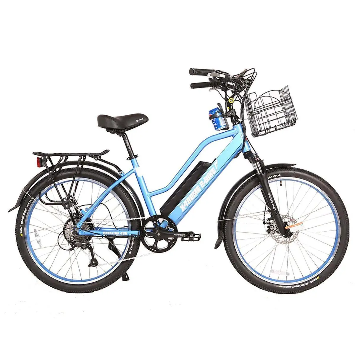 X-Treme Catalina 48V 500W Step-Through Electric Cruiser – Coastal Ride E-Bike