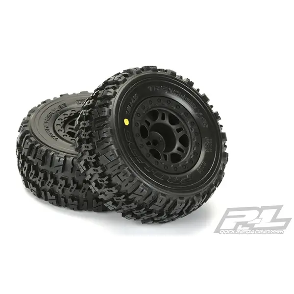 Pro-Line Trencher X Sc Tires W/Split Six Wheels (2) (Black) (Slash Rear) (M2) 1