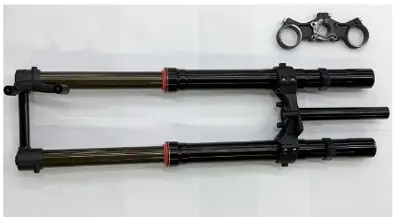 Front Fork Fst (With L&R Fork Protector， Bolts Kit , Tapered Roller Bearing,Fst Front Wheel Axle ) - E-Ride Pro Sr. 1