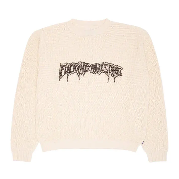 Fucking Awesome Drip Logo Sweater 1